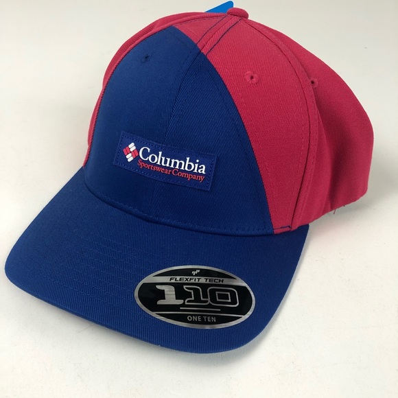 Columbia Sportswear Twill Flex Fit Tech 110 Snap Back Ball Cap Hat Unisex OS NWT - Picture 2 of 7